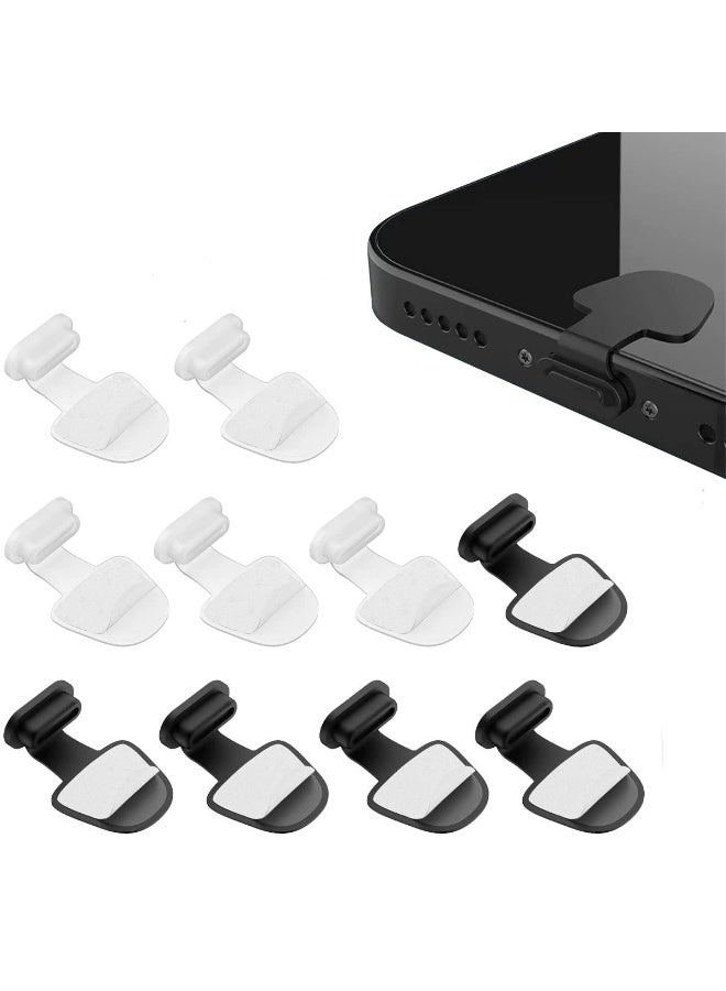 10 Pack USB Type C Anti-Lost Anti Dust Plug, Silicone Anti-Dust Pluggy Port Cover Cap Protector for Laptops, Smartphones - Image 1